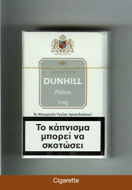 Dunhill Filters 1 mg cigarettes hard box