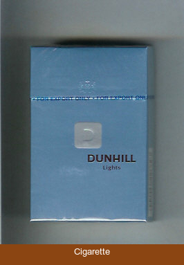 Dunhill D Lights cigarettes hard box