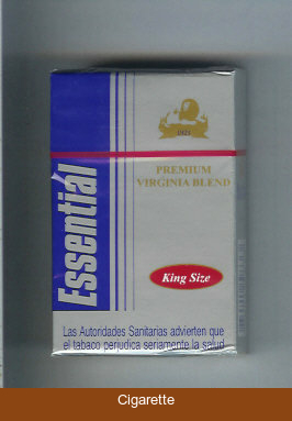 Essential Premium Virginia Blend cigarettes hard box