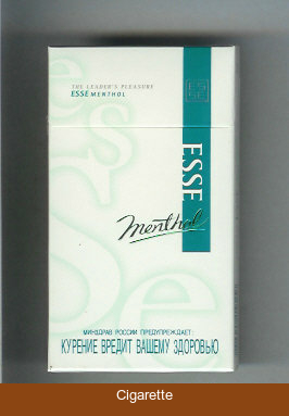 Esse Menthol 100s cigarettes hard box