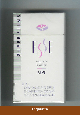 Esse Superslims 100s cigarettes hard box