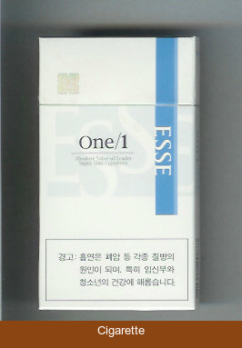 Esse One 1 100s cigarettes hard box