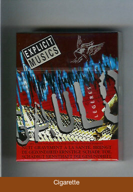 Gauloises Expicit Musics Legeres 25s cigarettes hard box