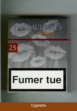Gauloises Blondes Cigarettes Serie Limitee hard box