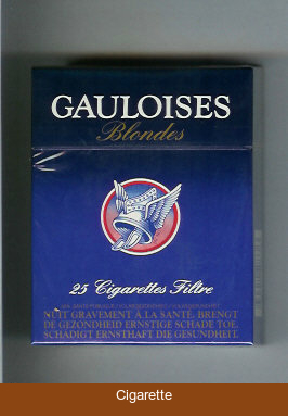 Gauloises Blondes 25s Cigarettes hard box