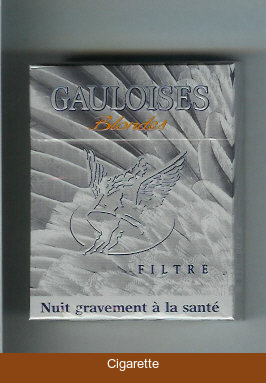 Gauloises Blondes Filtre 25s grey cigarettes hard box