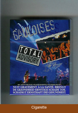 Gauloises Total Advisory 25s cigarettes hard box