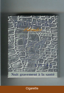 Gauloises Blondes Filtre grey 25s cigarettes hard box