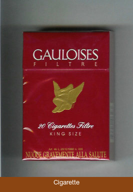Gauloises Filtre King Size red cigarettes hard box