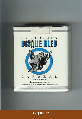 Gauloises Disque Bleu Caporal Filtre cigarettes soft box