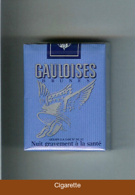 Gauloises Brunes cigarettes soft box