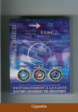 Gauloises Time 25s cigarettes hard box