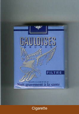 Gauloises Brunes Filtre soft box cigarettes
