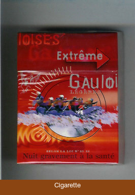 Gauloises Extreme Legeres 30s cigarettes hard box