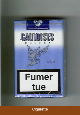 Gauloises Brunes Bleu cigarettes soft box