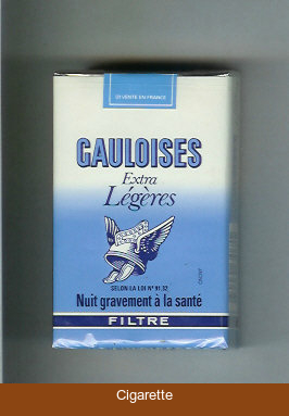 Gauloises Extra Legeres Filtre cigarettes soft box
