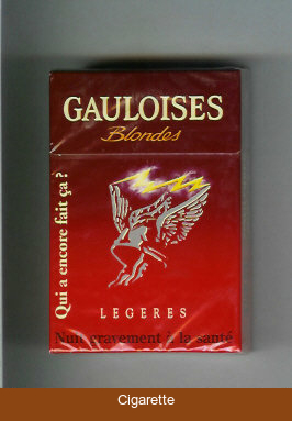 Gauloises Blondes Legeres Qui a Encore Fait Ca ' cigarettes hard box