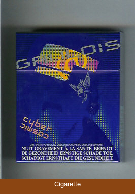 Gauloises Cyber Cosmic 25s cigarettes hard box