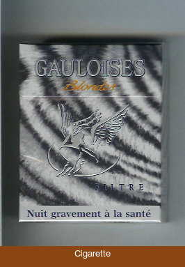 Gauloises Blondes cigarettes Filtre 25s grey hard box