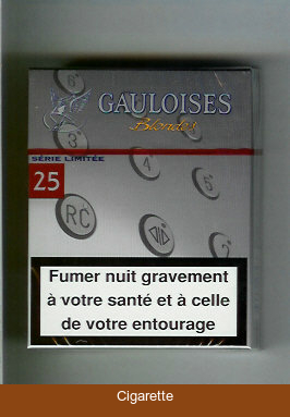 Gauloises Blondes Serie Limitee Cigarettes hard box
