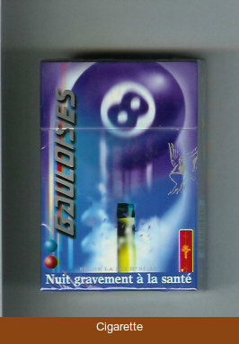 Gauloises 8 cigarettes hard box