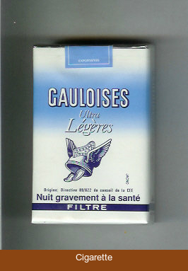 Gauloises Ultra Legeres Filtre cigarettes soft box