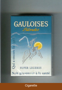 Gauloises Blondes Super Legeres Qui a Encore Fait Ca ' Cigarettes hard box