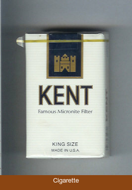 Kent Famous Micronite Filter cigarettes soft box