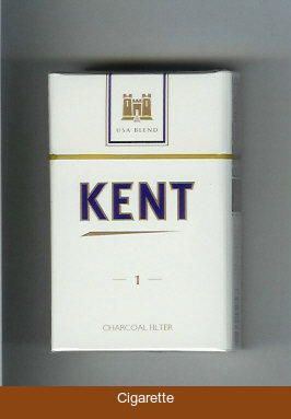 Kent USA Blend 1 Charcoal Filter cigarettes hard box
