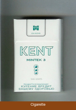 Kent USA Blend Mintek 3 1 mg Lights cigarettes hard box