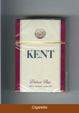Kent Deluxe box cigarettes hard box