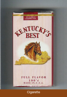 Kentucky's Best Full Flavor 100s cigarettes soft box