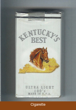 Kentucky's Best Ultra Light 100s cigarettes soft box