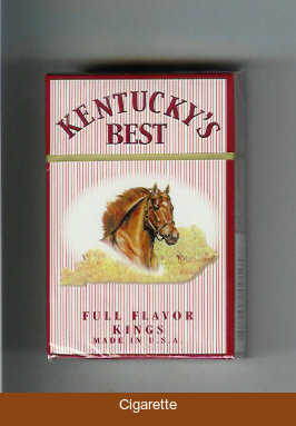 Kentucky's Best Full Flavor cigarettes hard box