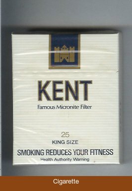 Kent Famous Micronite Filter 25s cigarettes hard box