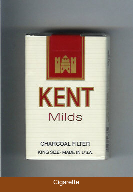 Kent Milds Charcoal Filter cigarettes soft box