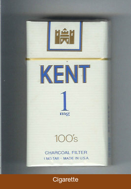 Kent 1 mg Charcoal Filter 100s cigarettes hard box