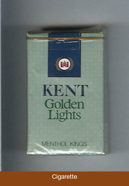 Kent Golden Lights Menthol cigarettes soft box