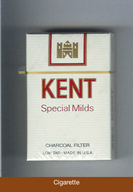 Kent Special Mild Charcoal Filter cigarettes hard box