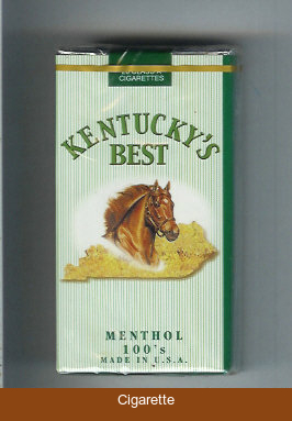 Kentucky's Best Menthol 100s cigarettes soft box
