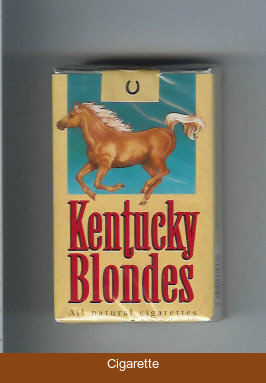 Kentucky Blondes cigarettes soft box