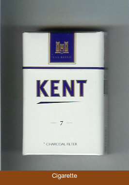 Kent USA Blend 7 Charcoal Filter cigarettes hard box