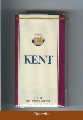 Kent 100s cigarettes soft box