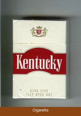 Kentucky King Size cigarettes hard box