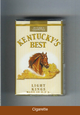 Kentucky's Best Light cigarettes soft box