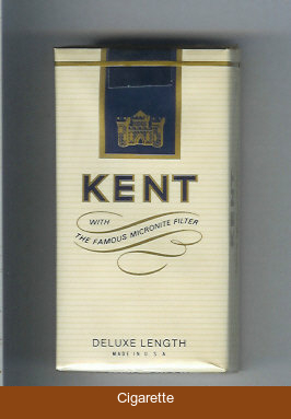 Kent With The Famous Micronite Filter Deluxe 100s cigarettes soft box