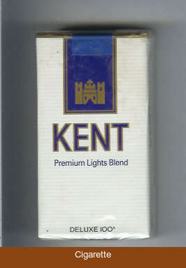 Kent Premium Lights Blend Deluxe 100s cigarettes soft box