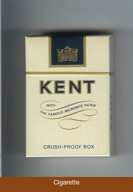 Kent With The Famous Micronite Filter cigarettes hard box