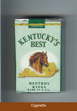 Kentucky's Best Menthol Kings cigarettes soft box