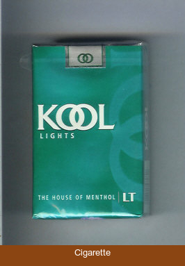 Kool Lights The House of Menthol cigarettes soft box